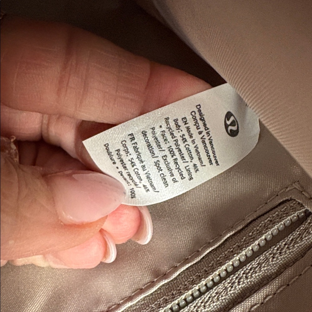 SOLD IN STORE Lululemon Mini Structured Canvas Crossbody Tote - Picture 7 of 9